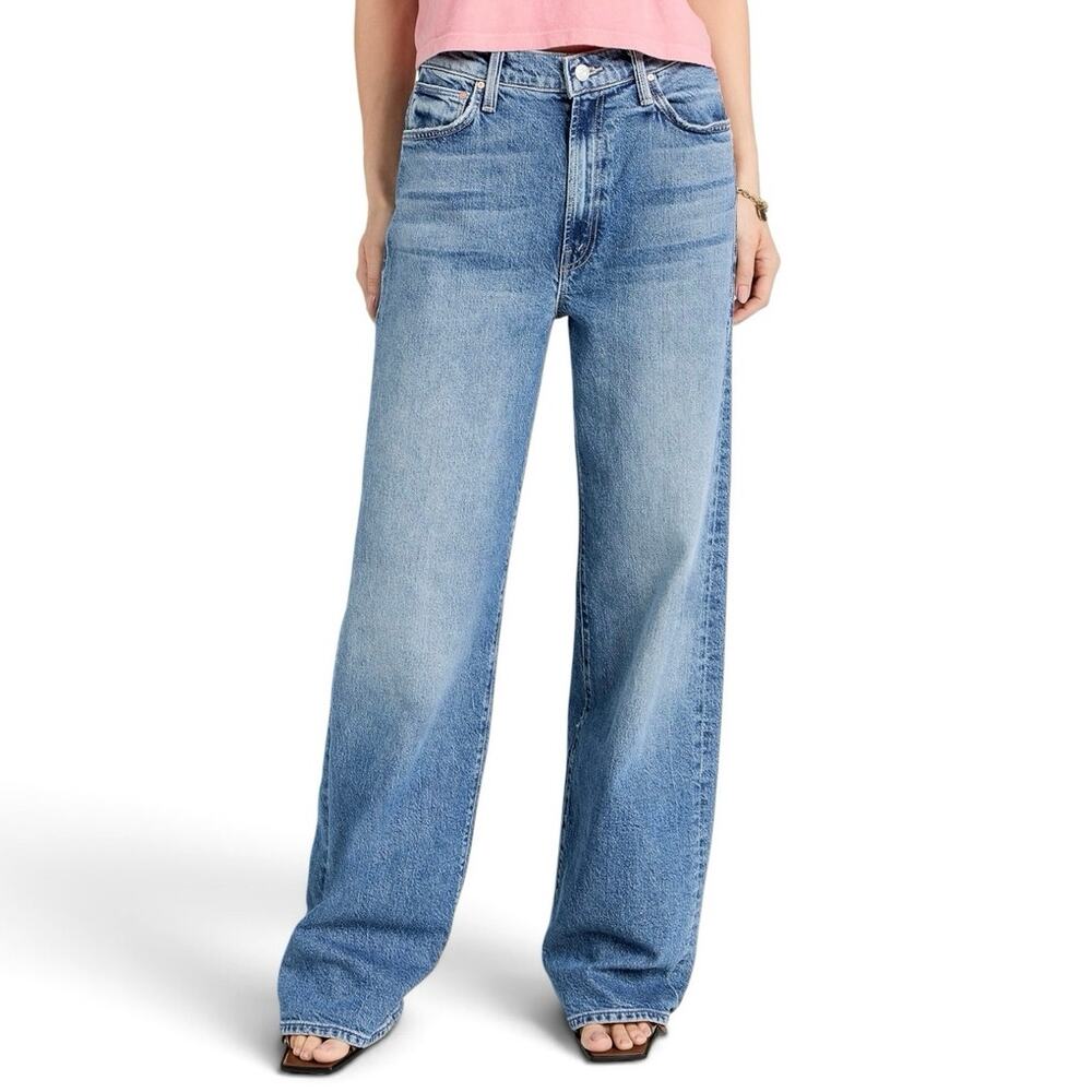 Mother SUPERIOR The Dodger Sneak 27 “Strike A Pose” Wide Leg Jeans
